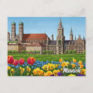 München Deutschland Reisen Postkarte