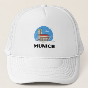 München Deutschland Reisen Vintag Truckerkappe