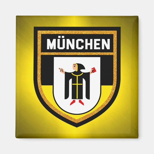 München Flag Magnet (Vorne)