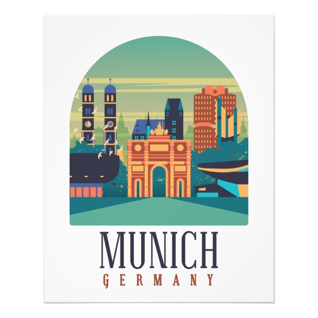 München Fotodruck (Vorne)