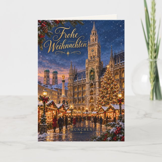 München Frohe Weihnachten (Vorderseite)