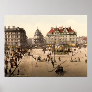 München Karlsplatz Poster