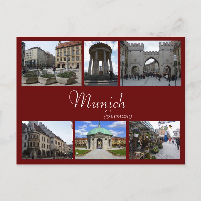 München Leimstadt Postkarte (Vorderseite)