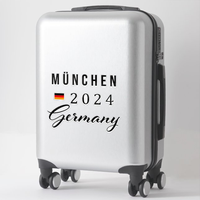 München - München Deutschland Custom-Cut Vinyl Sti Aufkleber (Koffer)