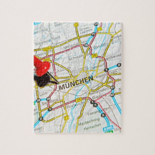 Munchen (München), Deutschland Puzzle (Vertikal)