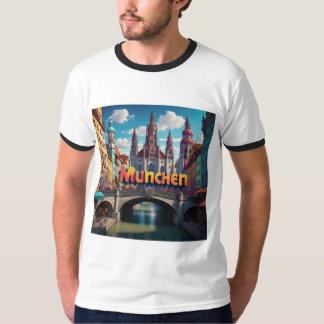 "MÜNCHEN POP: Vibrant Hauptstadt in Pop Art" T-Shirt
