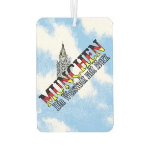 München Rathaus, Bayern, Deutschland Autolufterfrischer