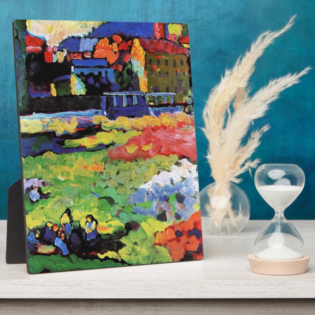 München-Schwabing mit Kirche St. Ursula Fotoplatte (Seite)