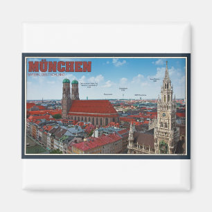München-Stadtbild Magnet