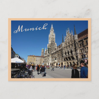 Münchener Platz (Marienplatz) Postkarte