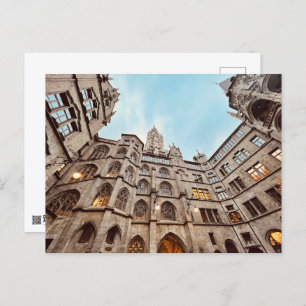 Münchener Postkarte, Rathaus-Glockenspiel, Postkarte