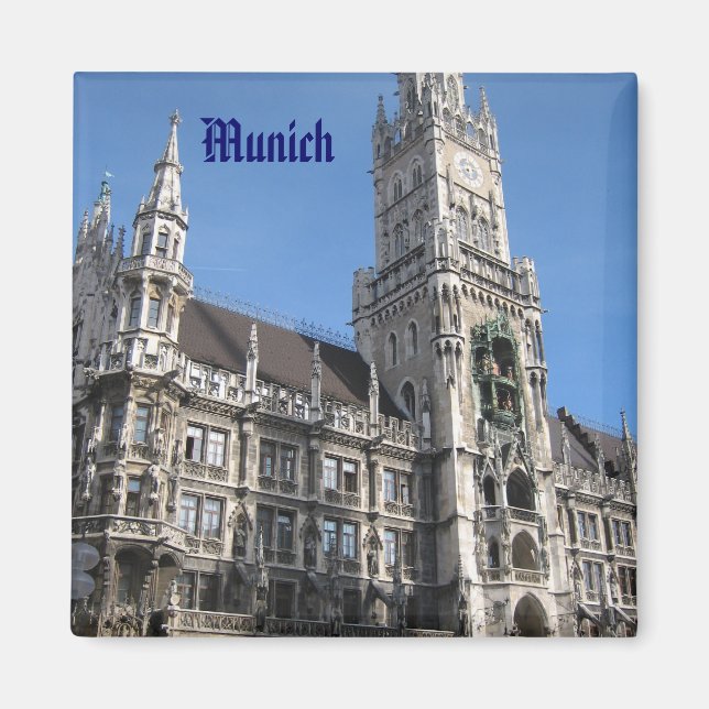 Münchener Rathaus Magnet (Vorne)