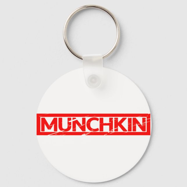 Munchkin-Briefmarke Schlüsselanhänger (Vorderseite)