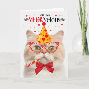 Munchkin Cat MEOWvelous Birthday Karte