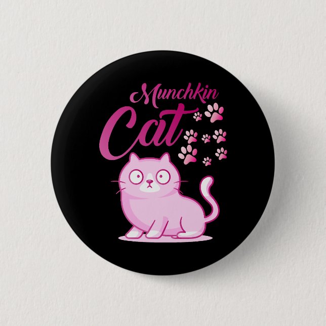 Munchkin-Katze    Button (Vorderseite)