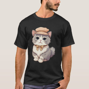 Munchkin Katze mit Hats Funny Unisex Design für Mä T-Shirt