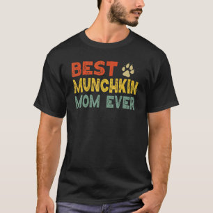 Munchkin-Katzen-Mutter Besitzer Züchter Kätzchen T-Shirt