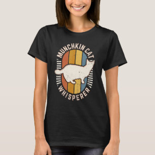 Munchkin-Katzenflüsterer Vintage-Klassiker Retro-A T-Shirt