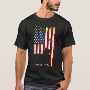 Munchkin Silhouette American Flag 4. Juli T-Shirt