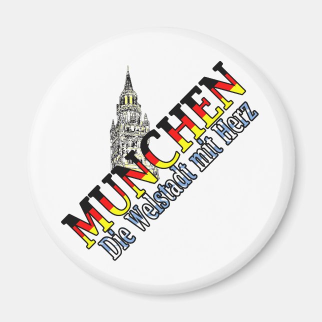 Münchner Bayern Magnet (Vorne)