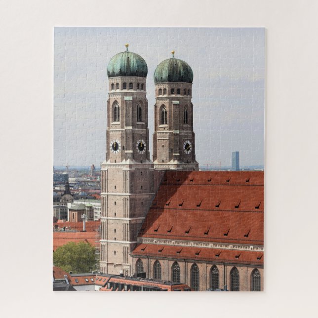 Münchner Frauenkirche Kathedrale - 16x20 - 520 Stk Puzzle (Vertikal)