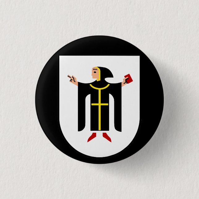 Münchner Wappen Button (Vorderseite)