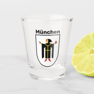 Münchner Wappen Schnapsglas
