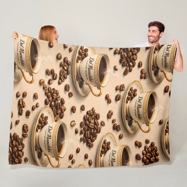 Munchy coffee beans, premium fleece blanket (Beispiel)