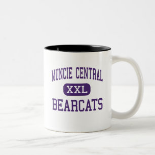 Muncie Zentrale - Bearcats - hoch - Muncie Indiana Zweifarbige Tasse