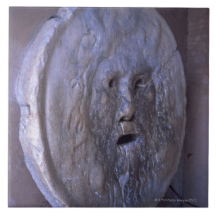 Mund der Wahrheit Fliese