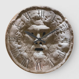 Mund der Wahrheit Große Wanduhr