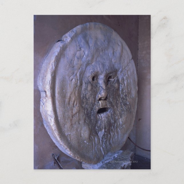 Mund der Wahrheit Postkarte (Vorderseite)