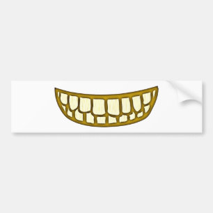 Mund Zähne Grinsen mouth teeth grin Autoaufkleber