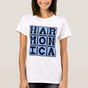 Mundharmonika, Musikinstrument T-Shirt