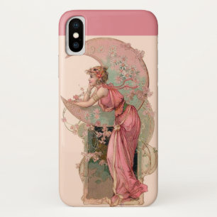 MUNDLADY MIT BLUME IN PINK Case-Mate iPhone HÜLLE