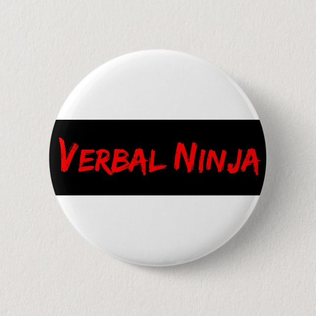 mündlicher ninja Knopf Button (Vorderseite)