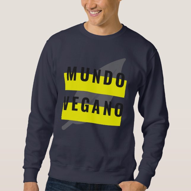 Mundo vegano | Vegan world Sweatshirt (Vorderseite)