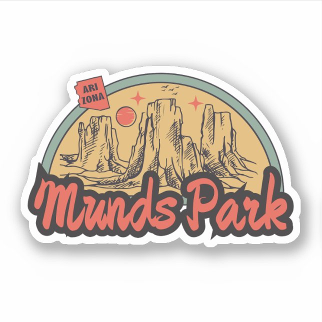 Munds Park, Arizona Sticker (Vorderseite)