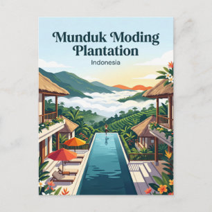 Munduk Moding Plantation Natur-Resort & Spa Postkarte