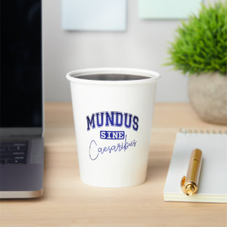 Mundus Sine Caesaribus Pappbecher