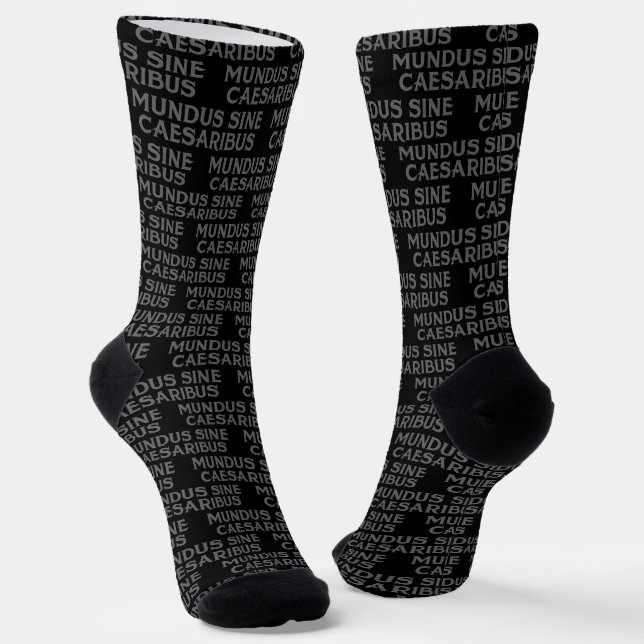 Mundus Sine Caesaribus Socken (Gewinkelt)