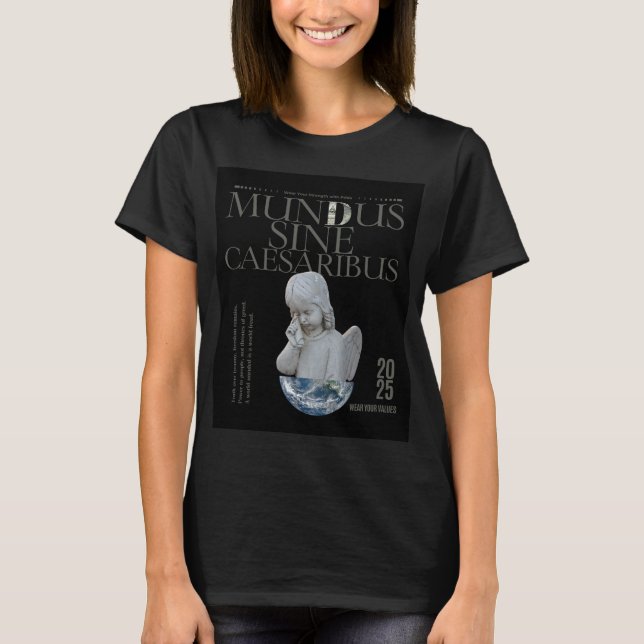 Mundus Sine Caesaribus T - Shirt | Einzigartige Ku (Vorderseite)