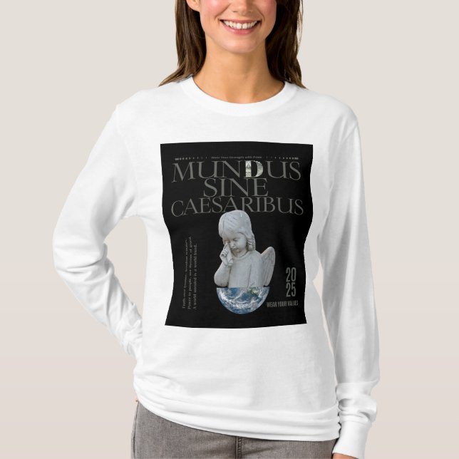Mundus Sine Caesaribus T - Shirt | Einzigartige Ku (Vorderseite)