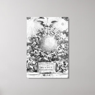 Mundus Subterraneus durch Athanasius Kircher Leinwanddruck