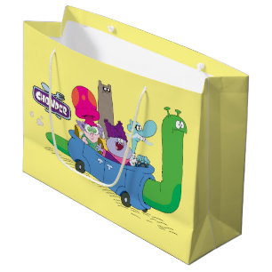 Mung, Chowder, Shnitzel & Truffles in Snail Car Große Geschenktüte
