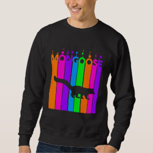 Mungo Tier Regenbogen Blase Mit Silhouette Sweatshirt