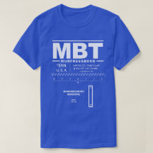 Municipal Airport MBT T - Shirt Murfreesboro