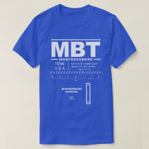 Municipal Airport MBT T - Shirt Murfreesboro