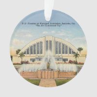 Municipal Auditorium Sarasota, FL Ornament