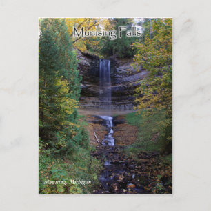 Munising Falls Post Card Postkarte